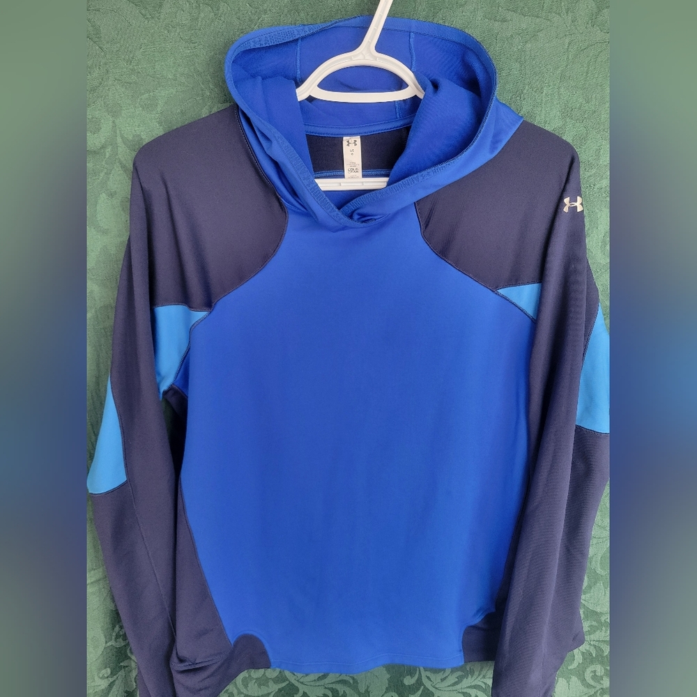 Under Armour Blue and Black Pullover
